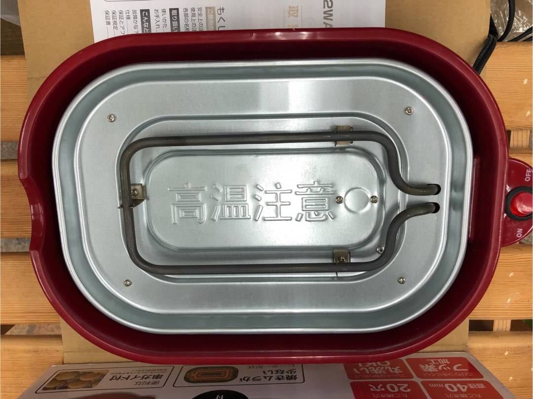 ○GW7271 アイリスオーヤマ たこ焼き器 2way ITY-20WA-R○_画像4