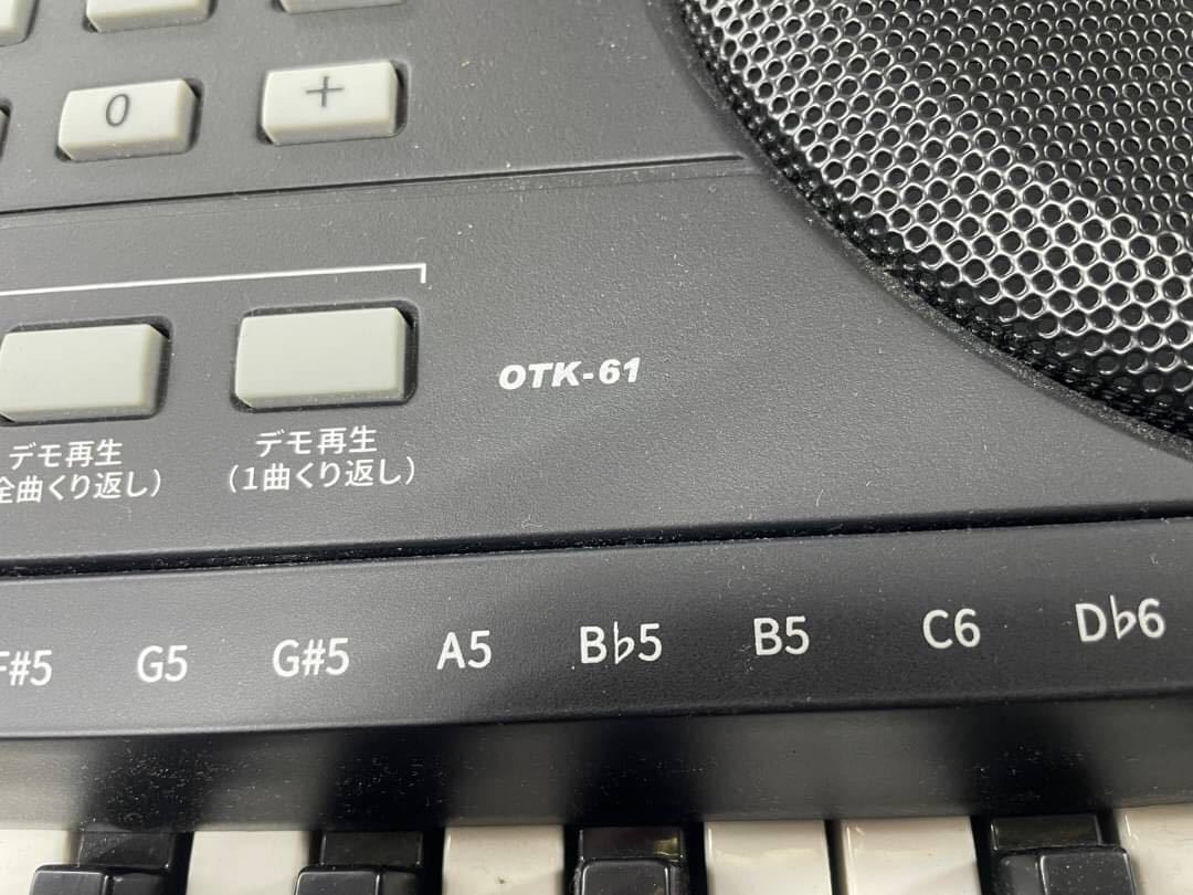 ○F7062 onetone 電子キーボード　電子ピアノ　OTK-61○_画像3