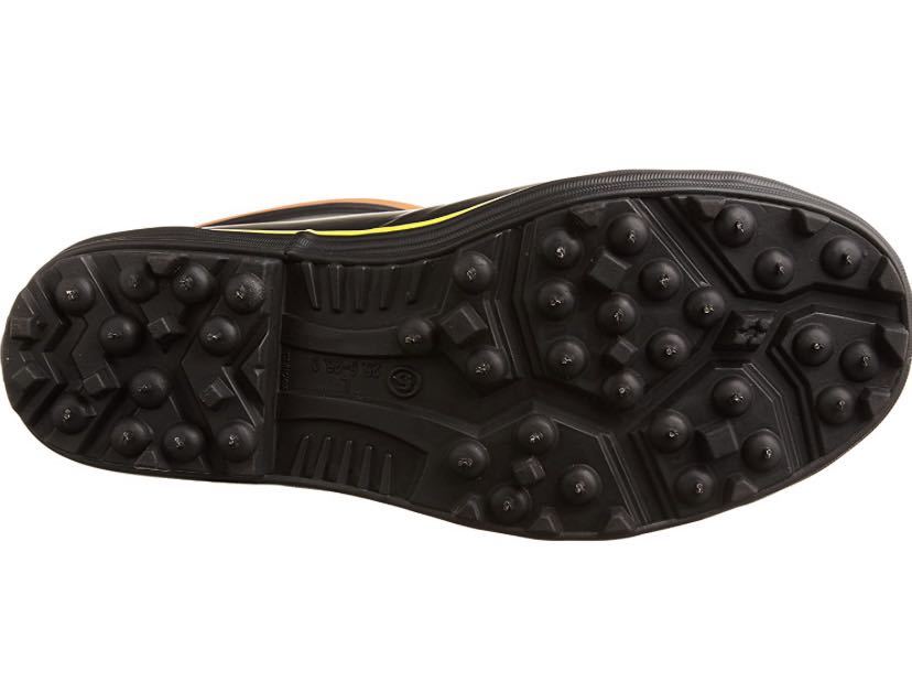 【未使用】[マルゴ] 長靴 防滑スパイク サイズM 24.5～25.0 Wピン 鋼製先芯 反射素材 履き口フード マジカルスパイク 900 