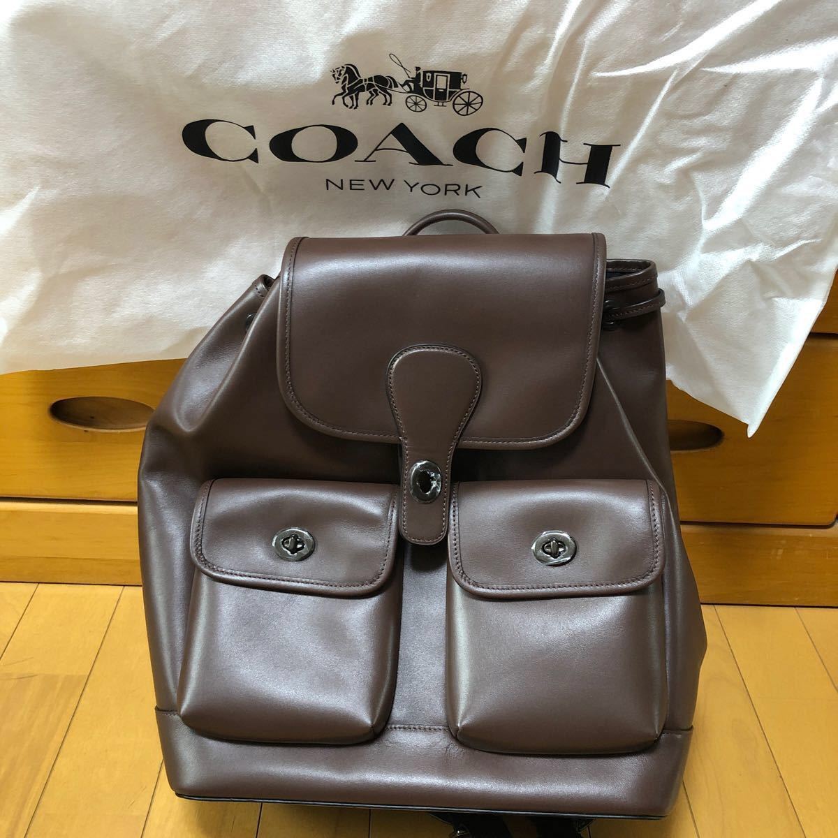 コーチ COACH バッグ リュックサック 新品未使用 バックパック レザー