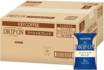 キーコーヒー DRIP ON(ドリップオン) スペシャルブレンド 60袋入 レギュラー(ドリップ)_画像1