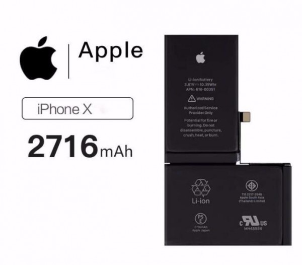 国内当日発送！ 純正 新品 Apple iPhoneX 内蔵バッテリー 電池パック 両面テープ 工具付き 部品 修理用