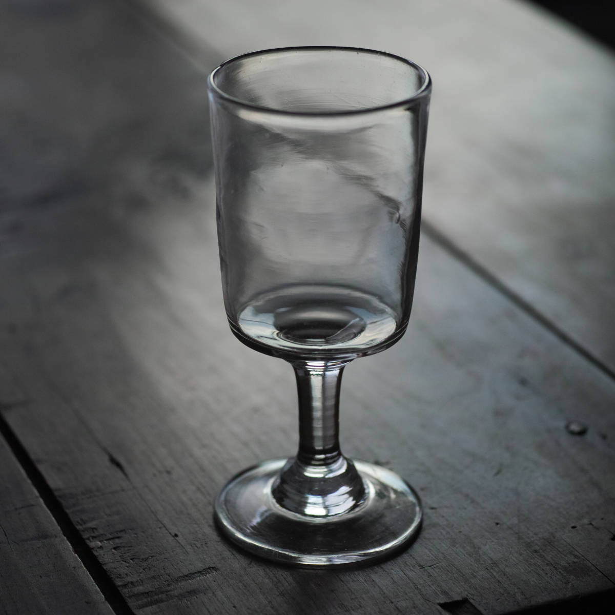 1800年代 フランス ビストログラス 手吹きガラス / Bistro Glass / アンティーク 19世紀 骨董 古道具 硝子 ワイングラス c