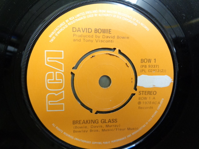 DAVID BOWIE/BREAKING GLASS★シングル 英国盤_画像4