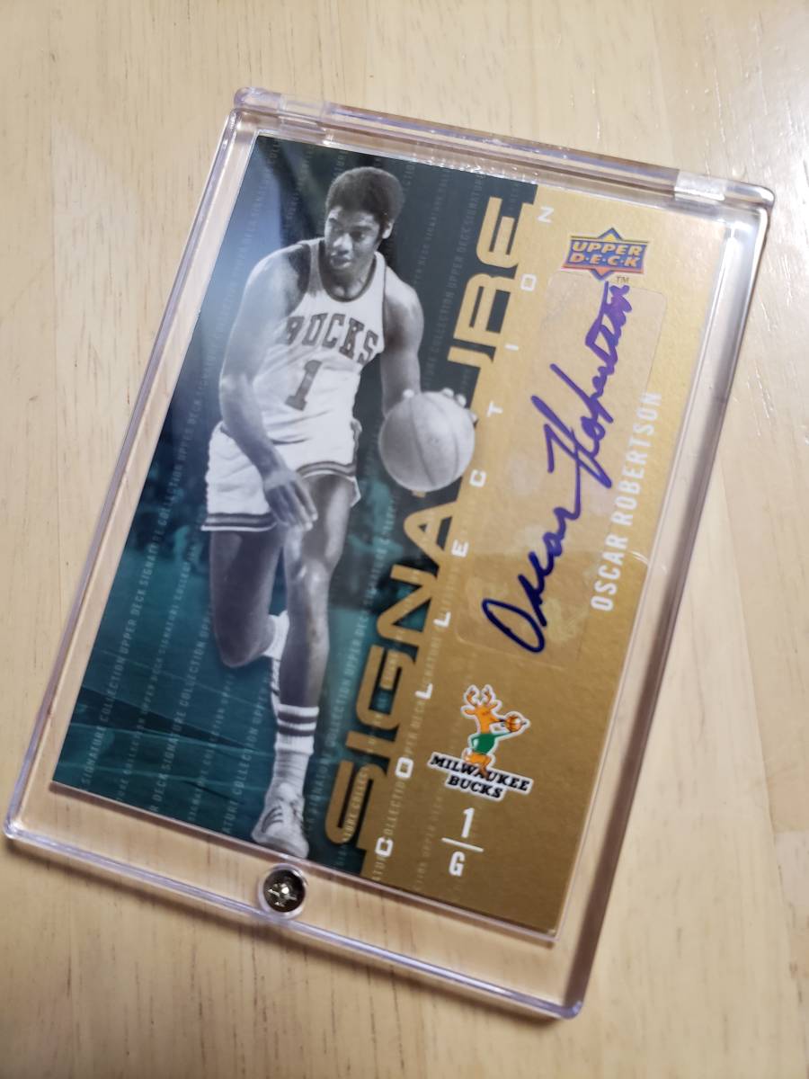 サイン 2009 -10 UD Signatures OSCAR ROBERTSON Auto / オスカー ロバートソン Autograph_画像8