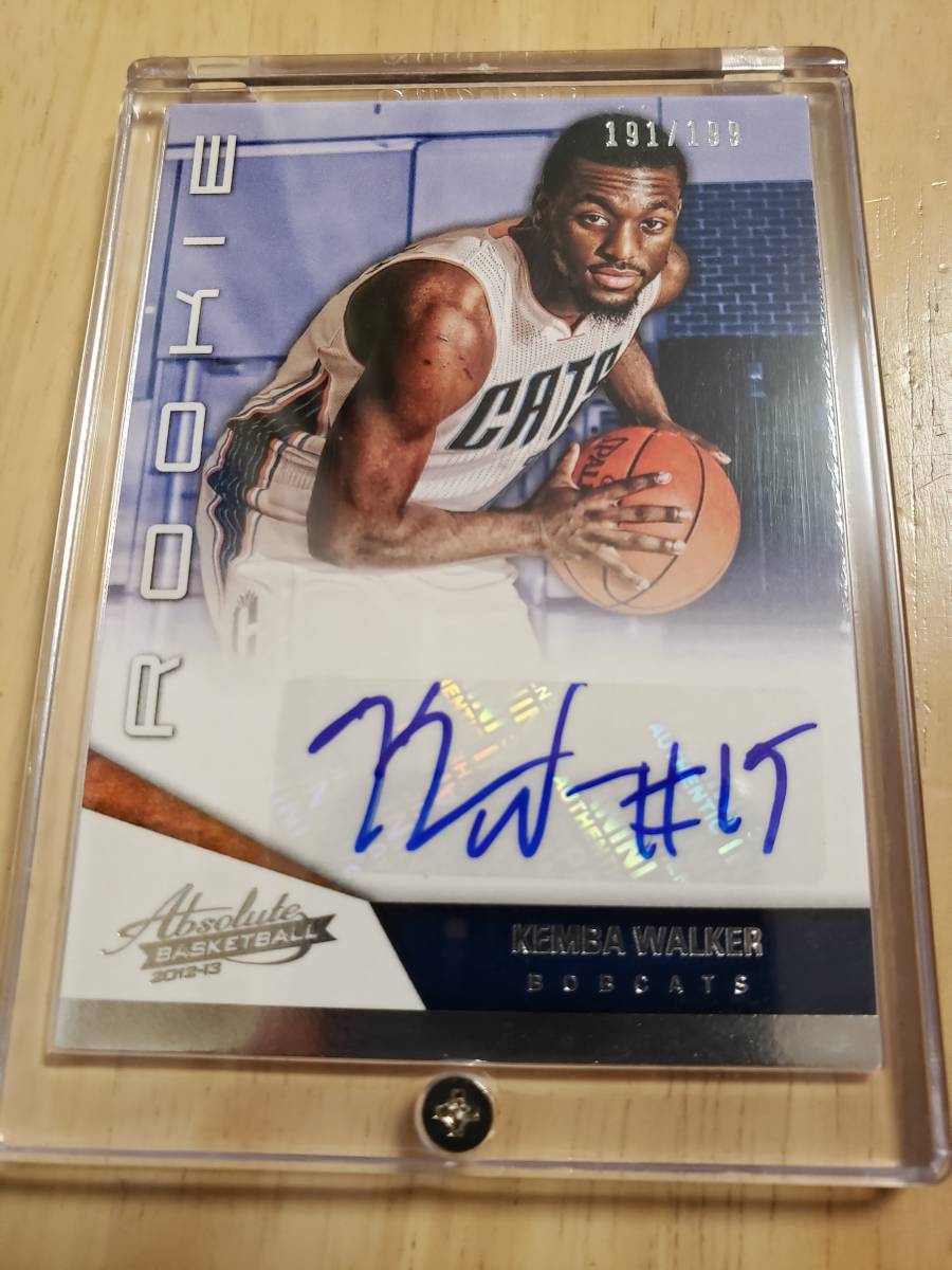 サイン 2012 -13 Panini Absolute KEMBA WALKER AUTO RC (#/199) / ケンバ ウォーカー Autograph _画像8