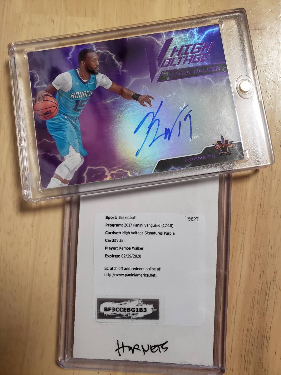 スポーツ (#1/25) サイン Panini Vanguard High Voltage KEMBA WALKER Auto ケンバ  スーパーSALE価格