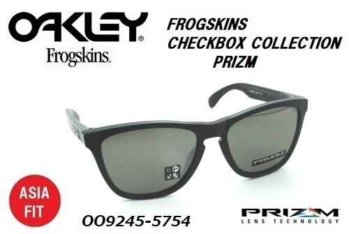 ★2018モデル★OAKLEY★オークリー★FROGSKINS CHECKBOX COLLECTION PRIZM ASIAN FIT★OO9245-5754★サングラス★正規品