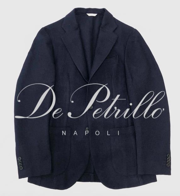 ネット通販で正規取扱店 De Petrillo デペトリロ テーラードジャケット 