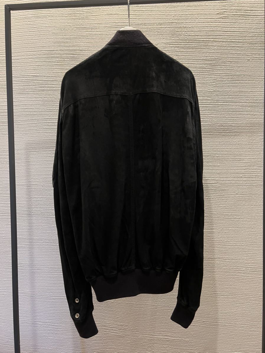 rick owens リックオウエンス レザー ボンバージャケット ma-1 rick owens リックオウエンス レザー ボンバージャケット ma-1