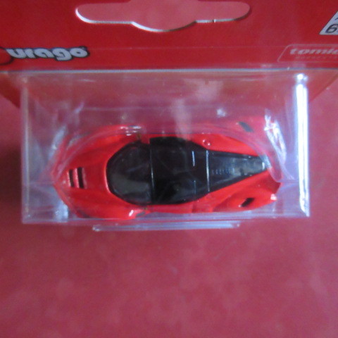  Tomica BBurago 3 -inch la* Ferrari red new goods unopened 