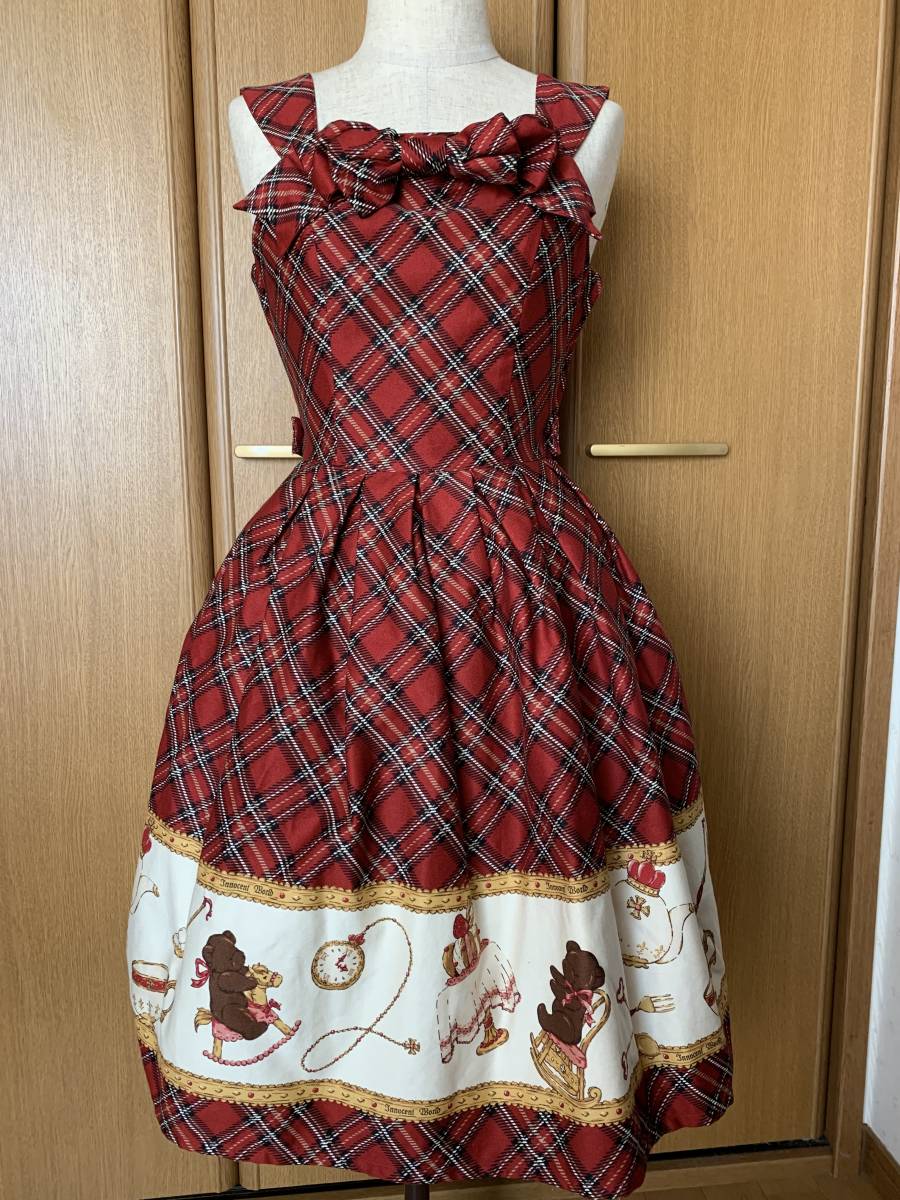 ヤフオク! - イノセントワールドくまJSK赤チェック(Innocent