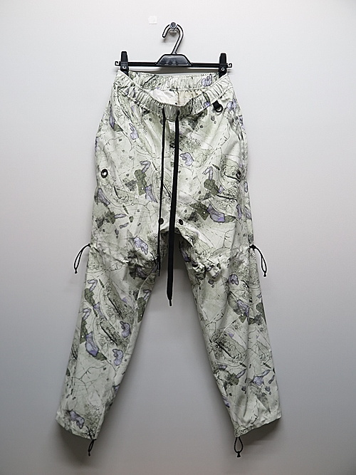 SALE50%OFF/NIL/S・ニルズ/PRINTED PL STRETCH TWILL TROUSERS FOR MALE/OFF WHITE・2