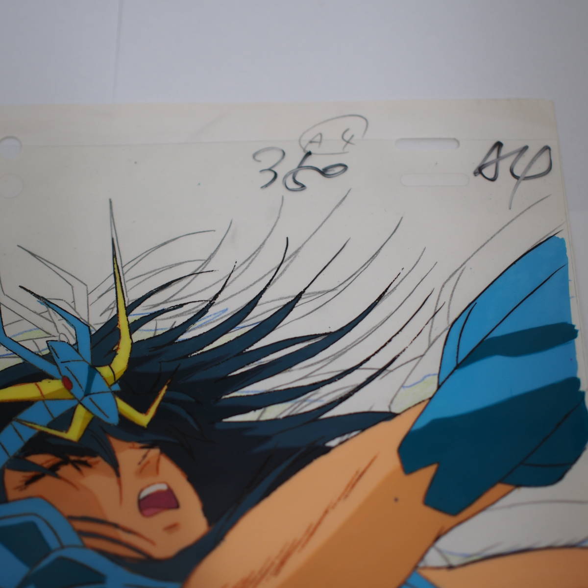 セル画 聖闘士星矢 ドラゴン紫龍 当時もの - 聖闘士星矢 セル画 聖闘士星矢 ドラゴン紫龍 当時もの - 聖闘士星矢