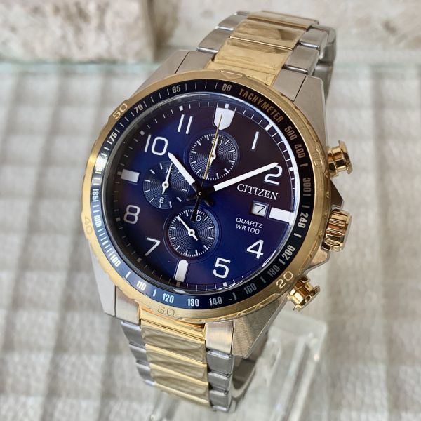 新品☆大特価☆CITIZEN/シチズン/クオーツ/クロノグラフ/カレンダー