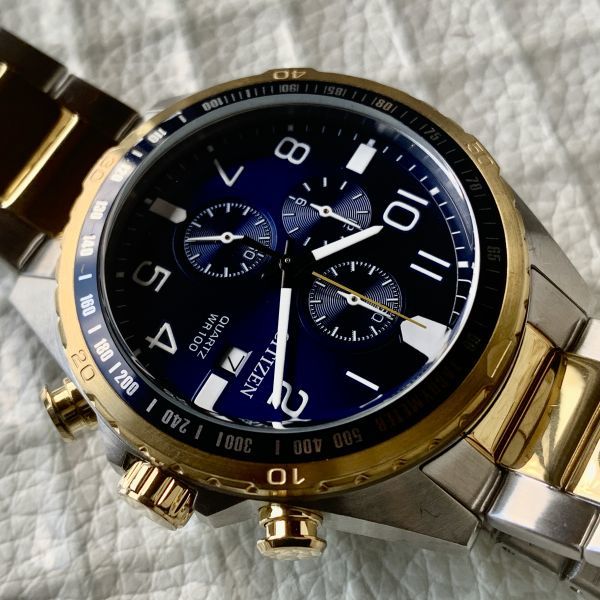 新品☆大特価☆CITIZEN/シチズン/クオーツ/クロノグラフ/カレンダー