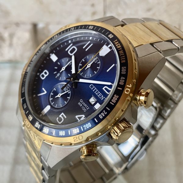 新品☆大特価☆CITIZEN/シチズン/クオーツ/クロノグラフ/カレンダー