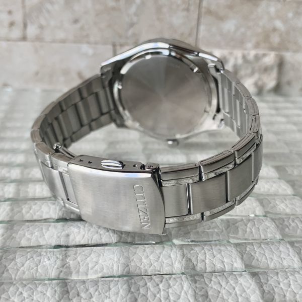 極美品【稼働品】CITIZENシチズン E820 グレー シルバー クロノグラフ