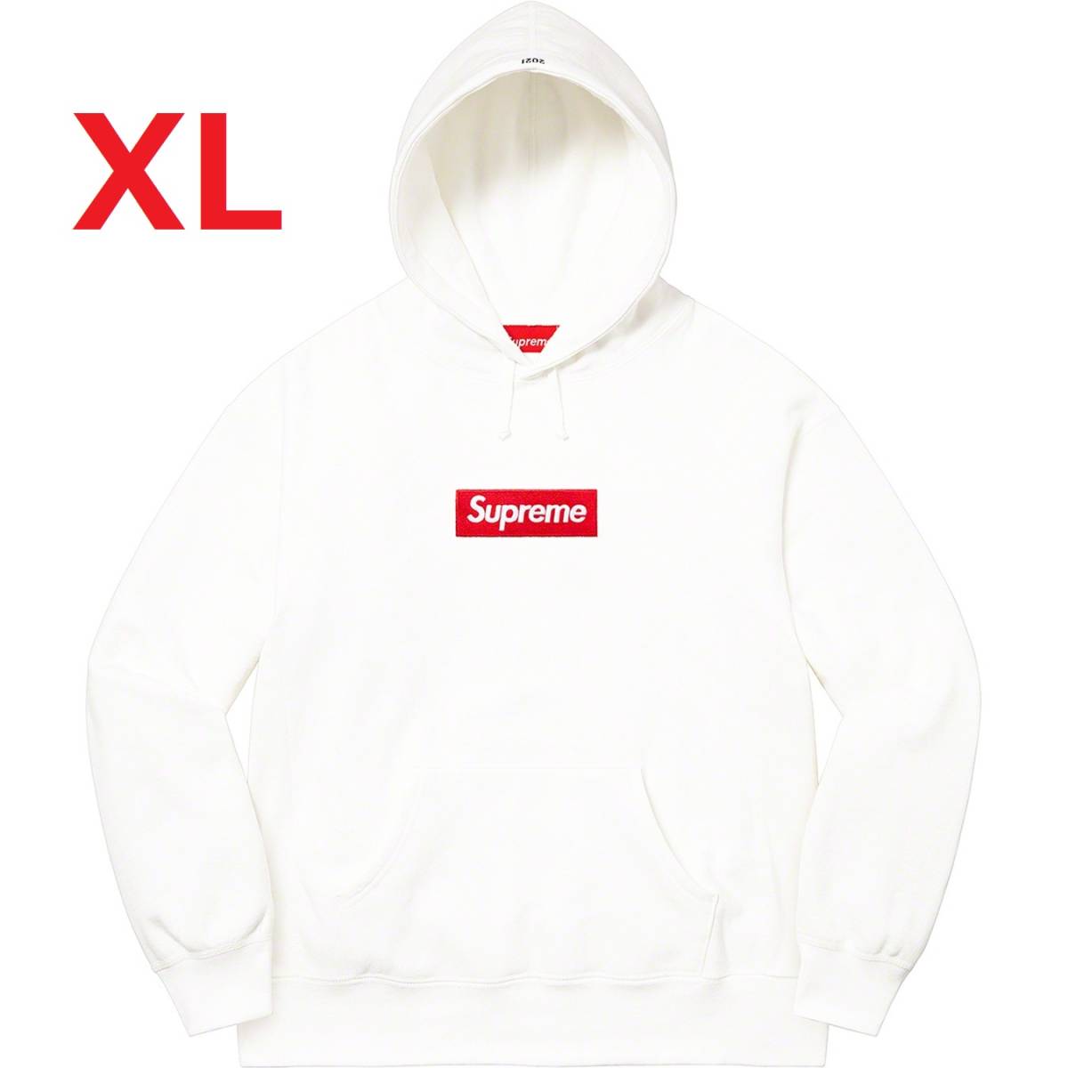 Supreme Box Logo Hooded Sweatshirt 白 XL - パーカー