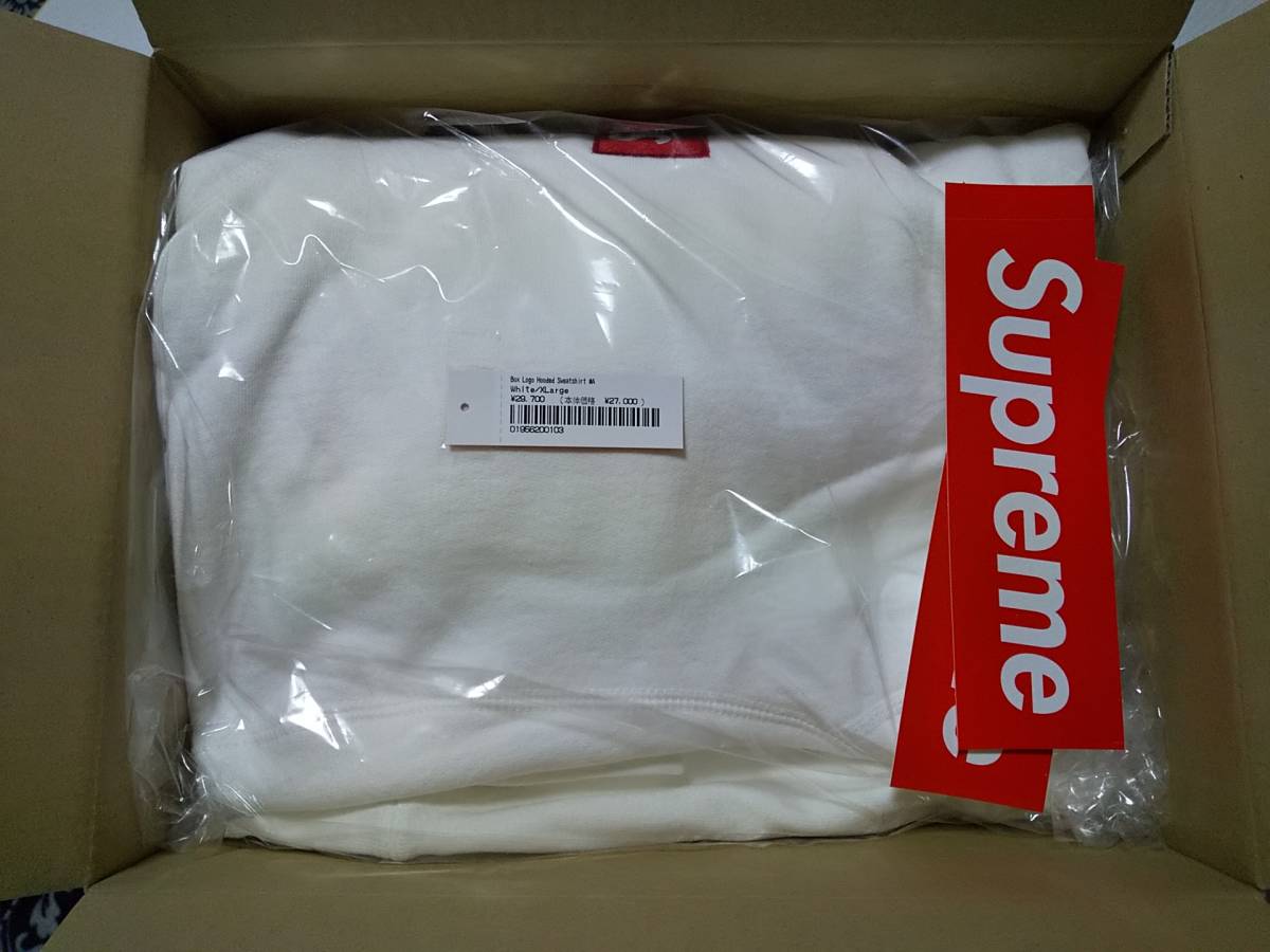 即決送料込 【新品未開封】 XLサイズ Supreme Box Logo Hooded 即決送料込 【新品未開封】 XLサイズ Supreme Box Logo Hooded