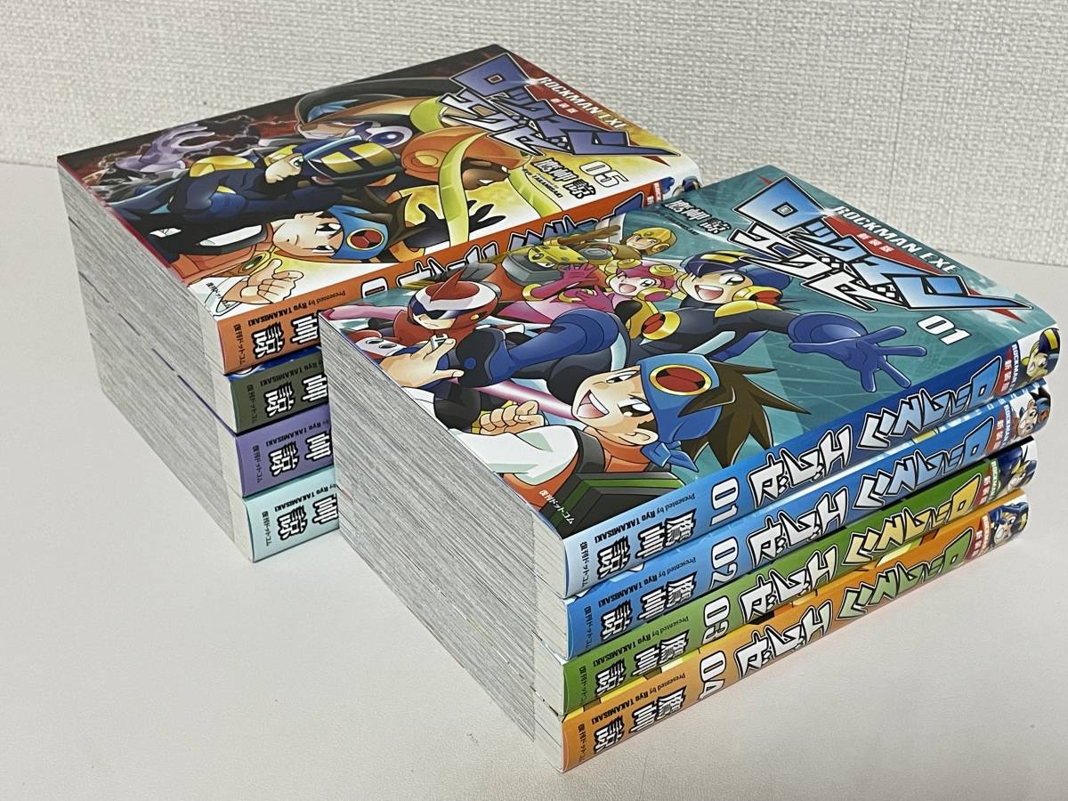 ロックマンエグゼ 全8巻 鷹岬 諒 新装版 全巻セット 売買されたオークション情報 Yahooの商品情報をアーカイブ公開 オークファン Aucfan Com