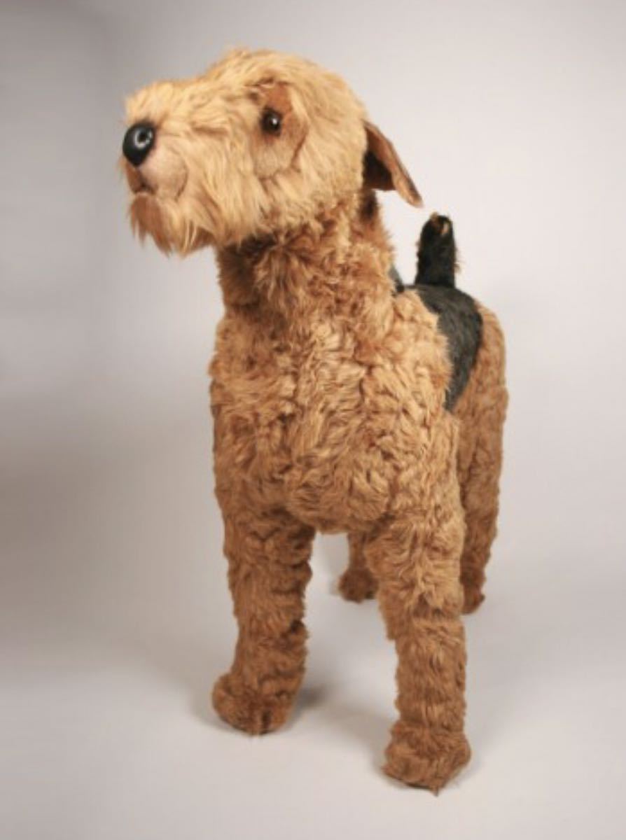 { free shipping }Piutre Italy air Dale terrier # soft toy # dog # dog #Airedale Terrier