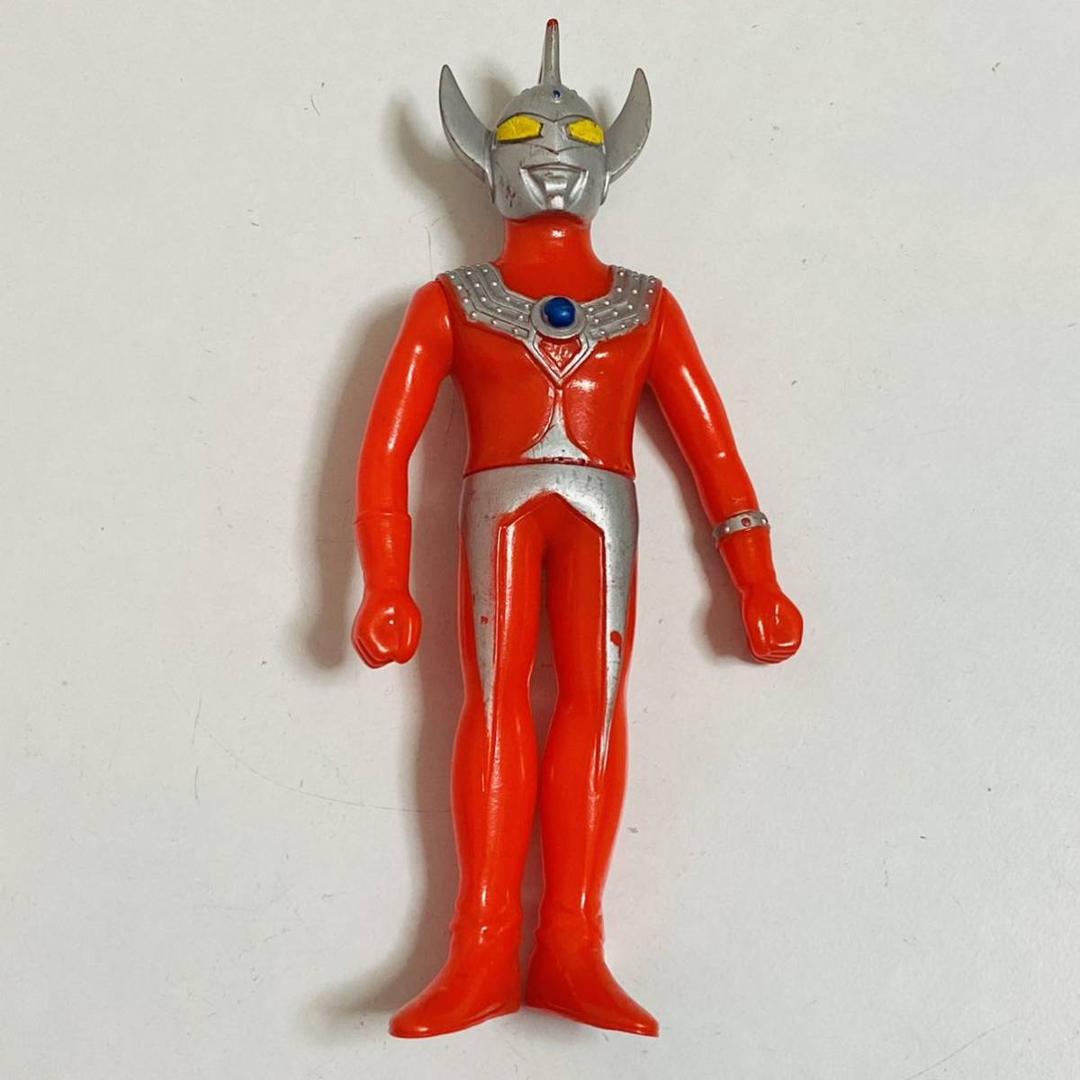 【中古品】ポピー キングザウルス ウルトラマンタロウ 黄色目 ソフビ フィギュア_画像1