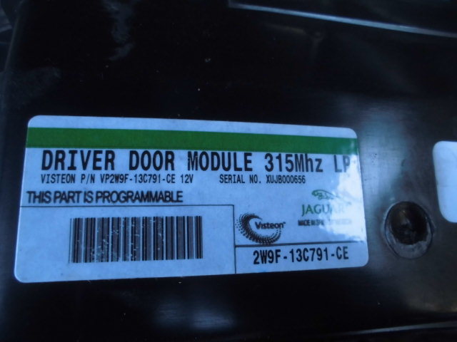  Jaguar XJ XJ8 XJ6 X350 original front right door module door module door computer computer used 2W9F-13C791-CE