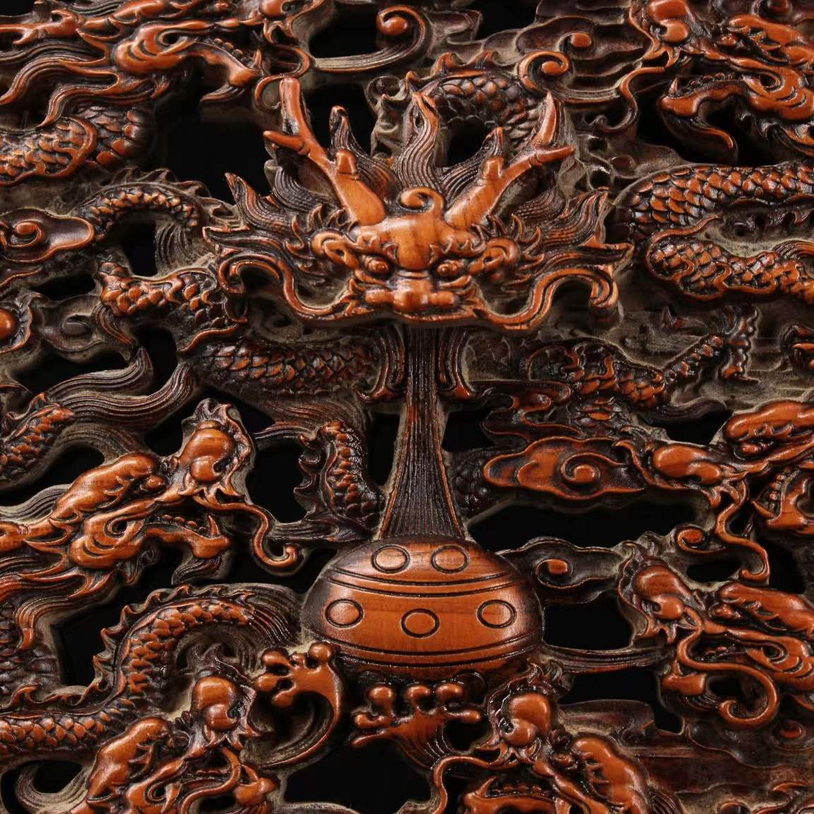 黄楊木中国式リビング実木装飾彫刻手工芸品美人68-