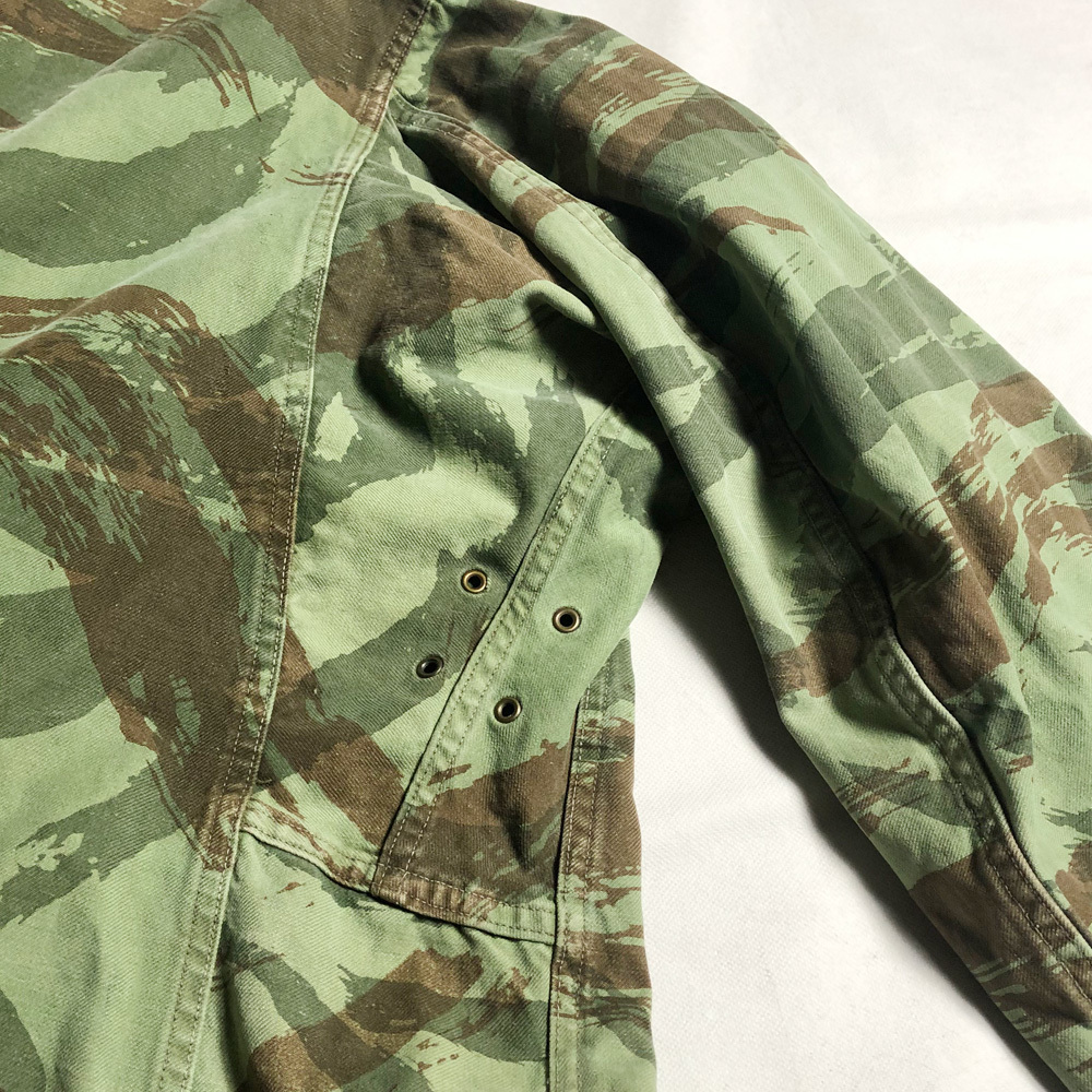  illusion class! 50\'s 60\'s French Army TAP47 TAP-47/54 empty . squad PARATROOPER JACKET jacket Lizard duck LIZARD CAMO M47 France army put on 