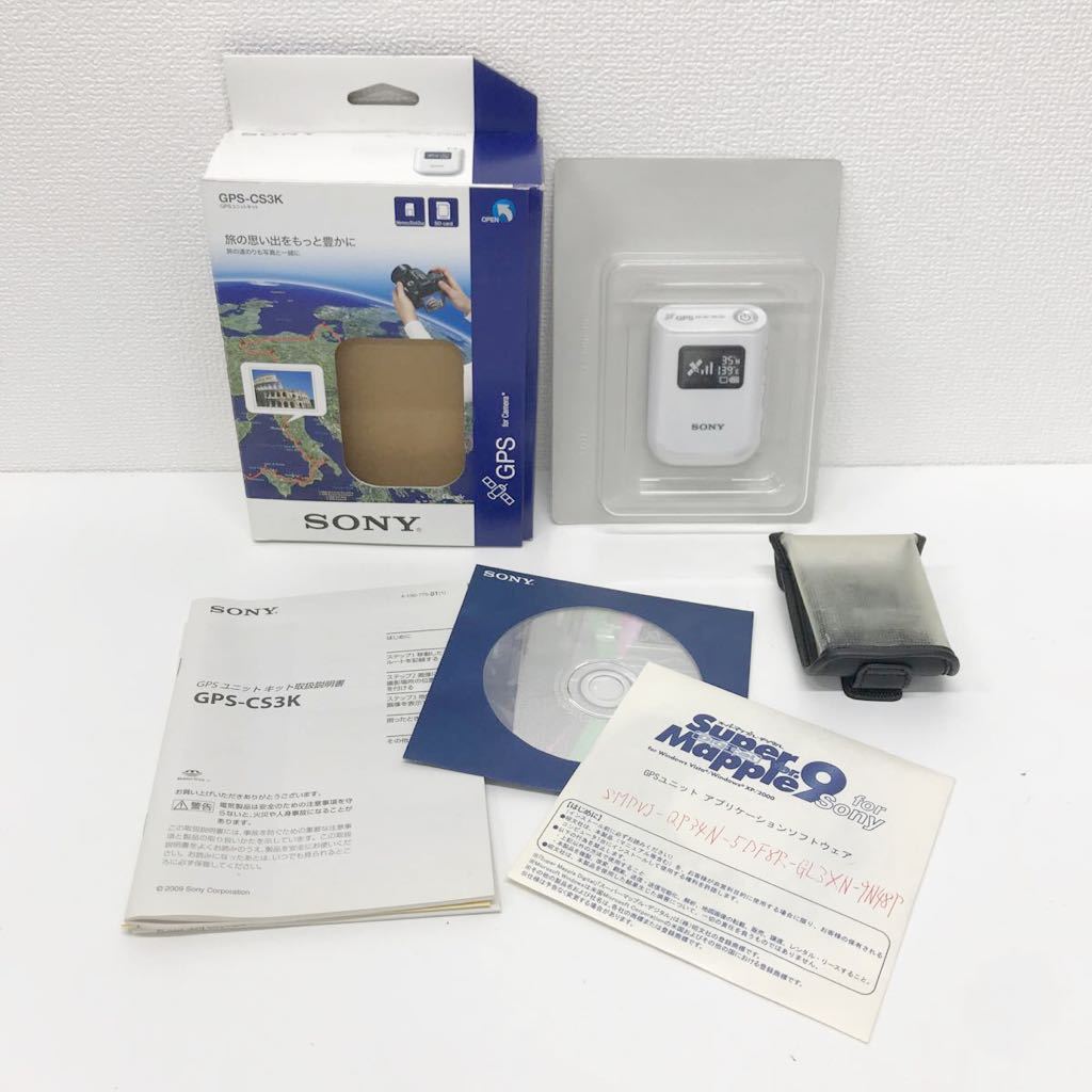 refle● SONY GPS-CS3K GPSユニットキット【動作未確認ジャンク　壊れあり】USBケーブルなし_画像1