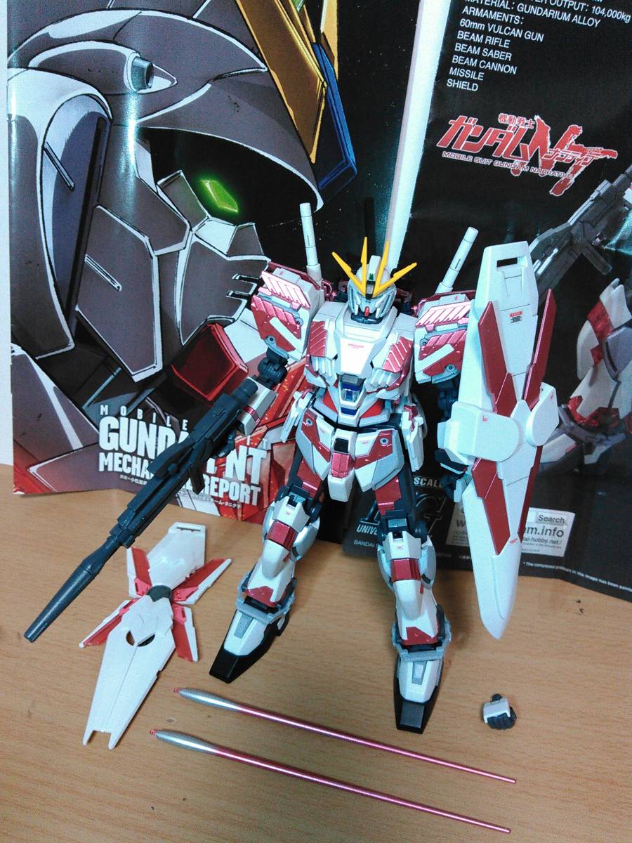 激安の 1/144 HGUC ナラティブガンダム ヨナ 完成品 塗装 C装備 完成品