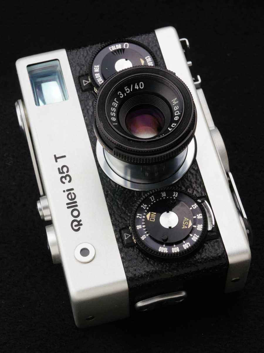 Rollei ローライ 35T Tessar 40mm F3.5 美品!! ケース・ストラップ付き