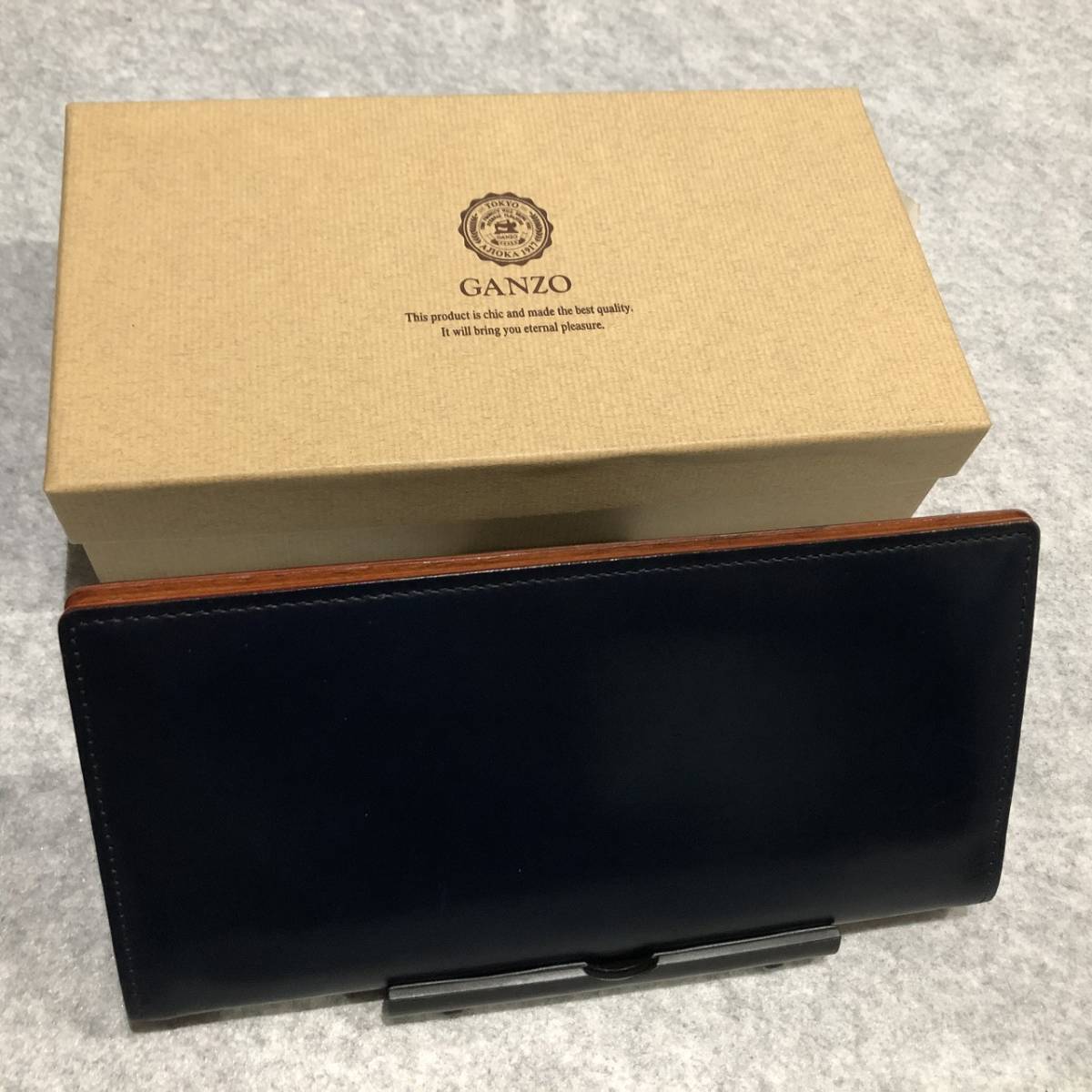 美品 ガンゾ ganzo GUD 長財布 ミドルサイズ-