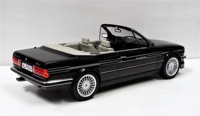 【MCG】1/18 BMW 3シリーズ アルピナ C2 2.7 (E30) カブリオレ 1983年 ブラックのダイキャスト製ミニカー 並行輸入品の画像3