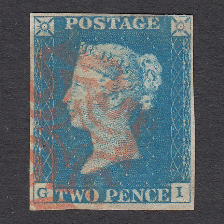 [ England ]1840 year SG#4/6(DS5) pence blue used Classic stamp (7SH2d2DH9f)