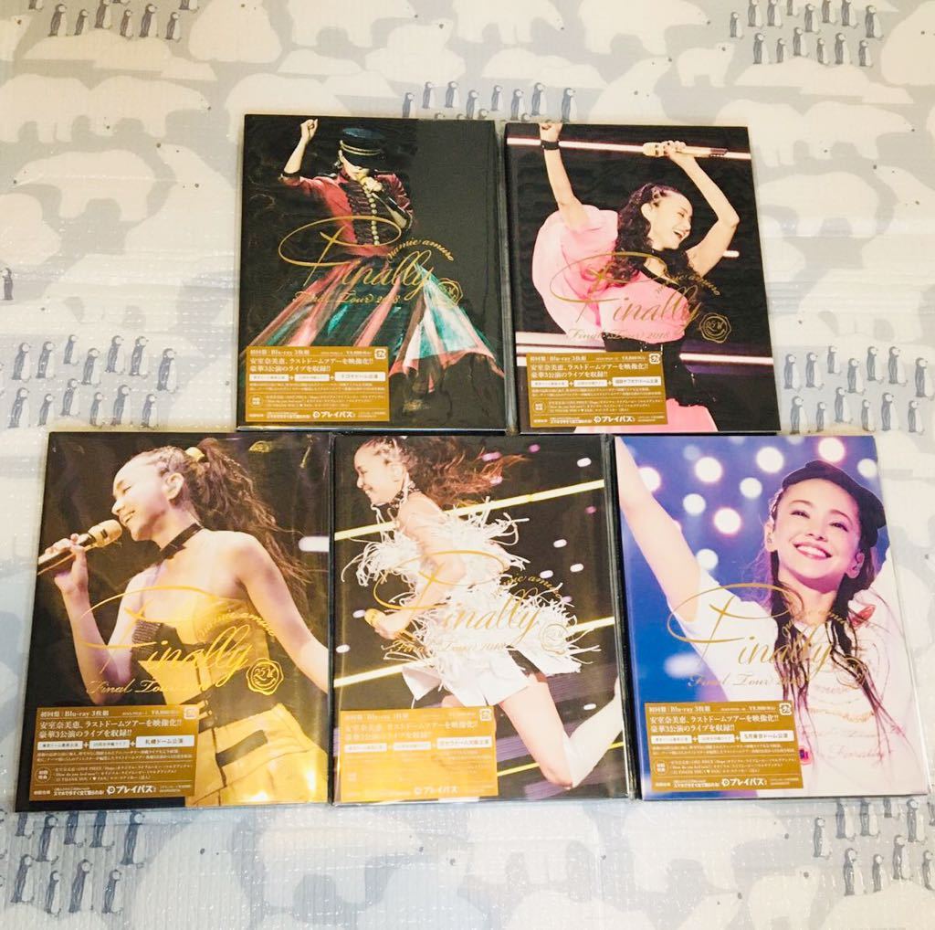 即決 新品未開封 安室奈美恵 namie amuro Final Tour 2018 ～Finally～ 全公演5種セット Blu-ray ブルーレイ 初回版 送料無料_画像1