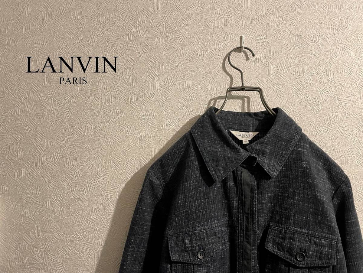 ◯ Vintage LANVIN デニム ロング シャツ / ランバン SPORT ワンピース
