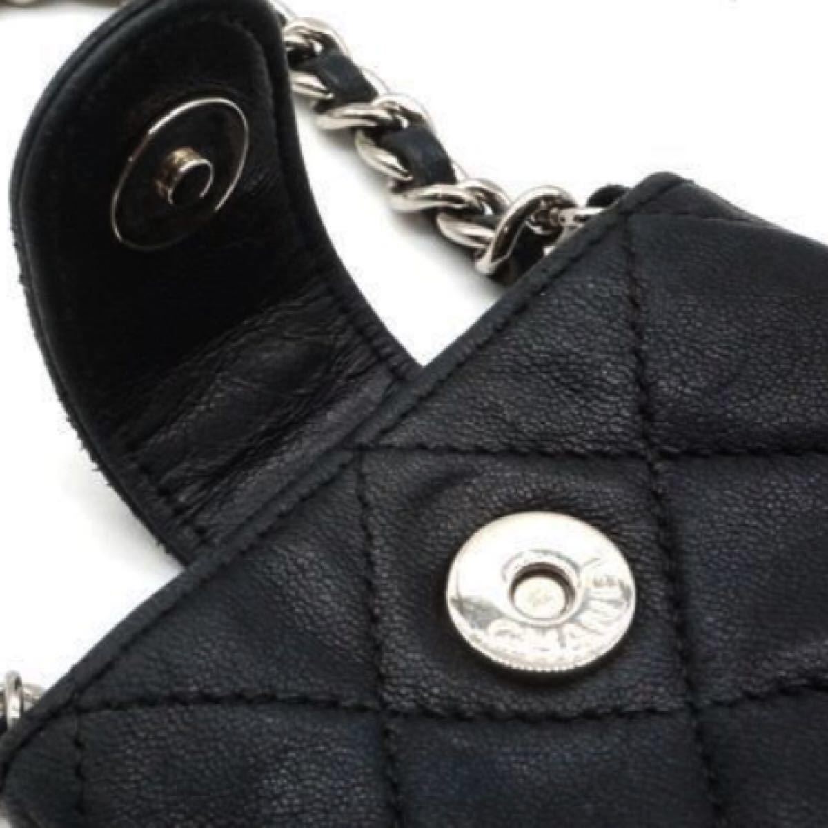 CHANEL シャネルマトラッセ チェーン ミニ ポーチ バッグ ココ CHANEL シャネルマトラッセ チェーン ミニ ポーチ バッグ ココ