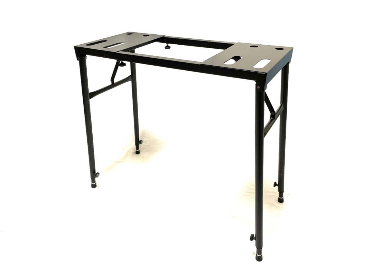 keyboard stand キーボード スタンド テーブル型 synthesizer シンセサイザー 高さ 幅 調節 折り畳み式 コンパクト収納 即有り_画像3