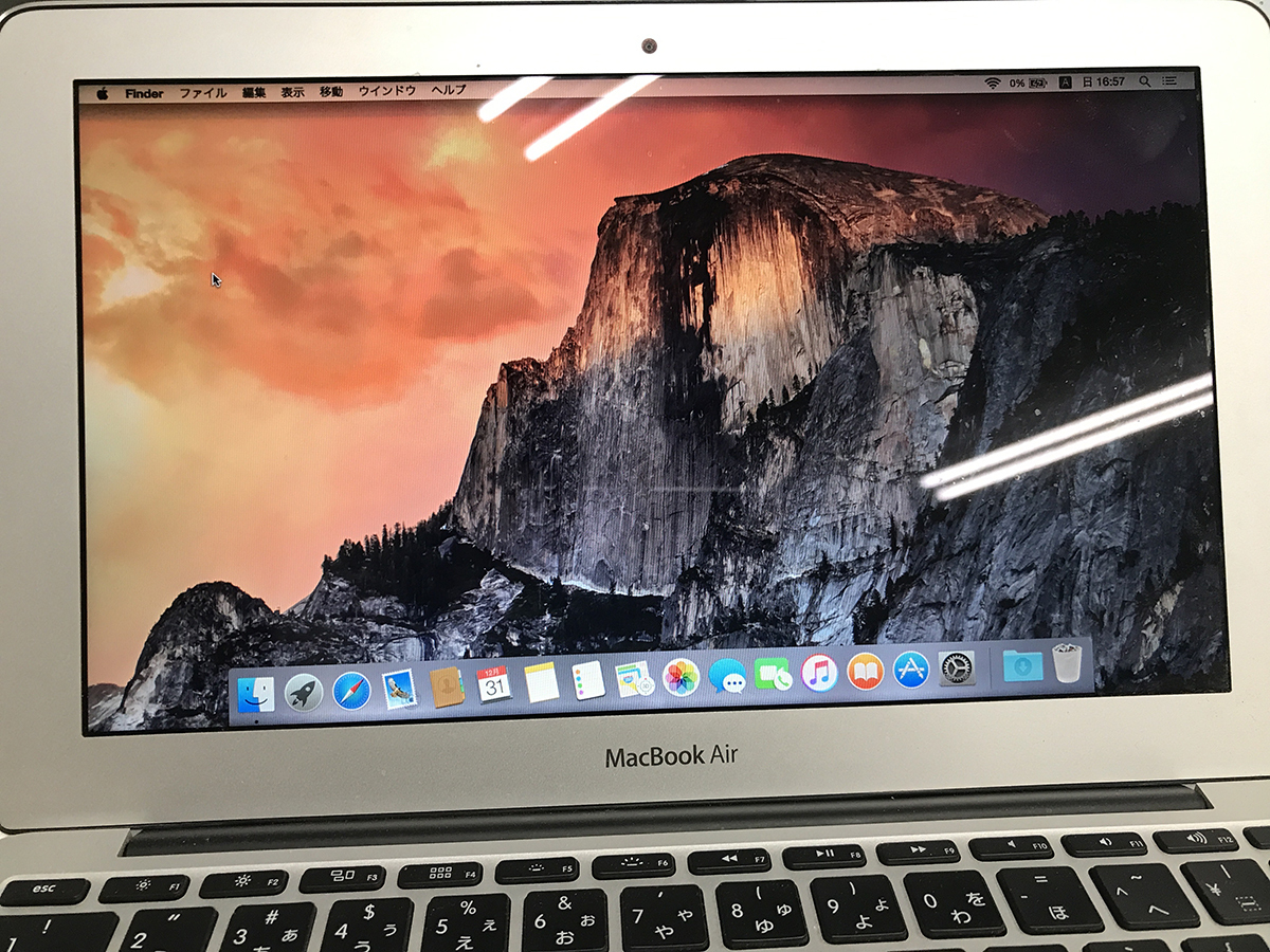 macbook air 2013版【立ち上がり未確認】-