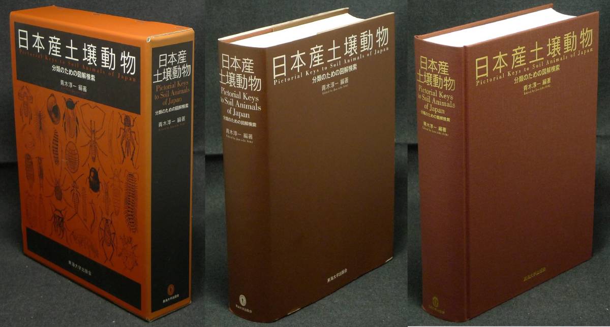 超希少,初版,美品】古本 日本産土壌動物 分類のための図解検索 超希少,初版,美品】古本 日本産土壌動物 分類のための図解検索