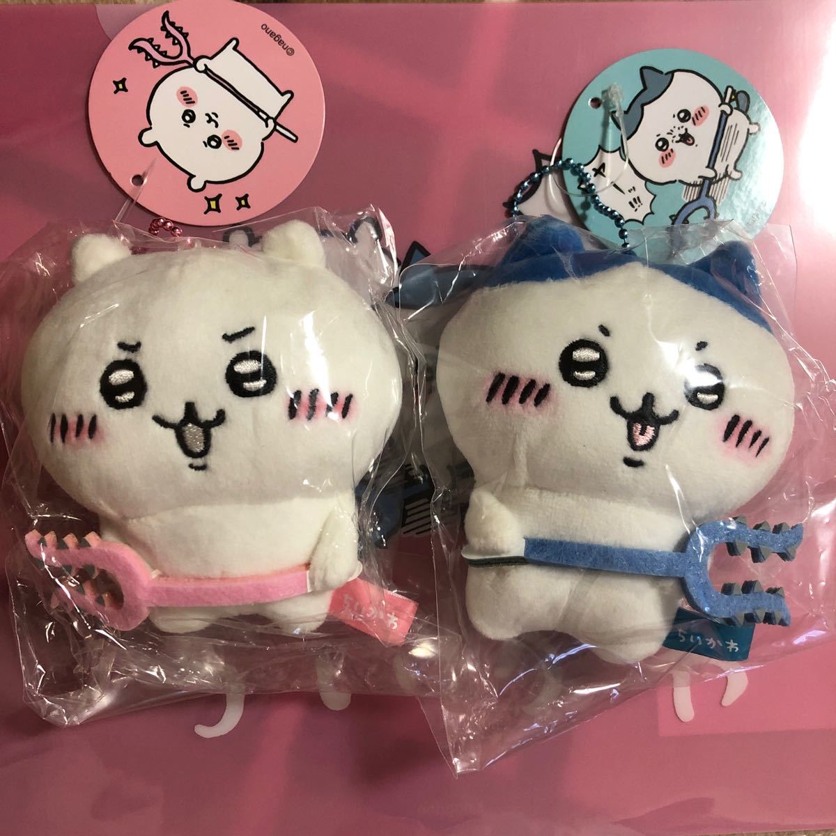 ちいかわ 討伐!なマスコット ヤー さすまた ハチワレ キーホルダー ぬいぐるみ