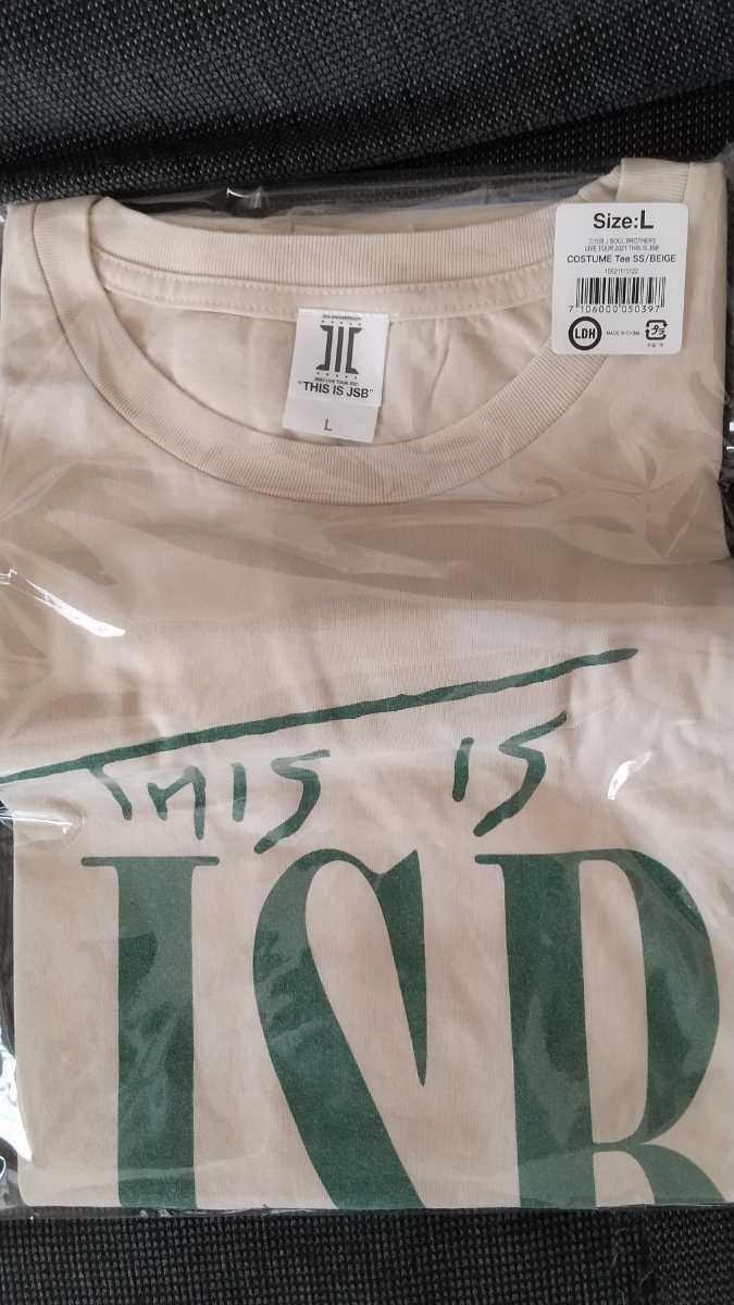 即決☆三代目JSoulBrothers☆THIS IS JSB COSTUME Tee SS/BEIGE☆トラステ☆EXILE☆三代目☆JSB☆Lサイズ☆今市隆二☆登坂広臣☆岩田剛典_画像4