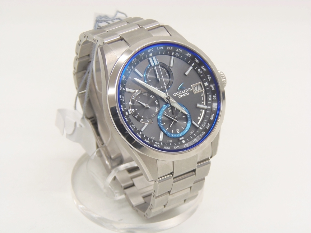 ○ CASIO OCEANUS カシオ オシアナス OCW-T2600-1AJF メンズ 電波ソーラー 腕時計 極美品_画像1