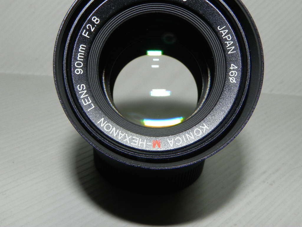 Konica M-HEXANON 90mm/f2.8 レンズ(中古良品)_画像4