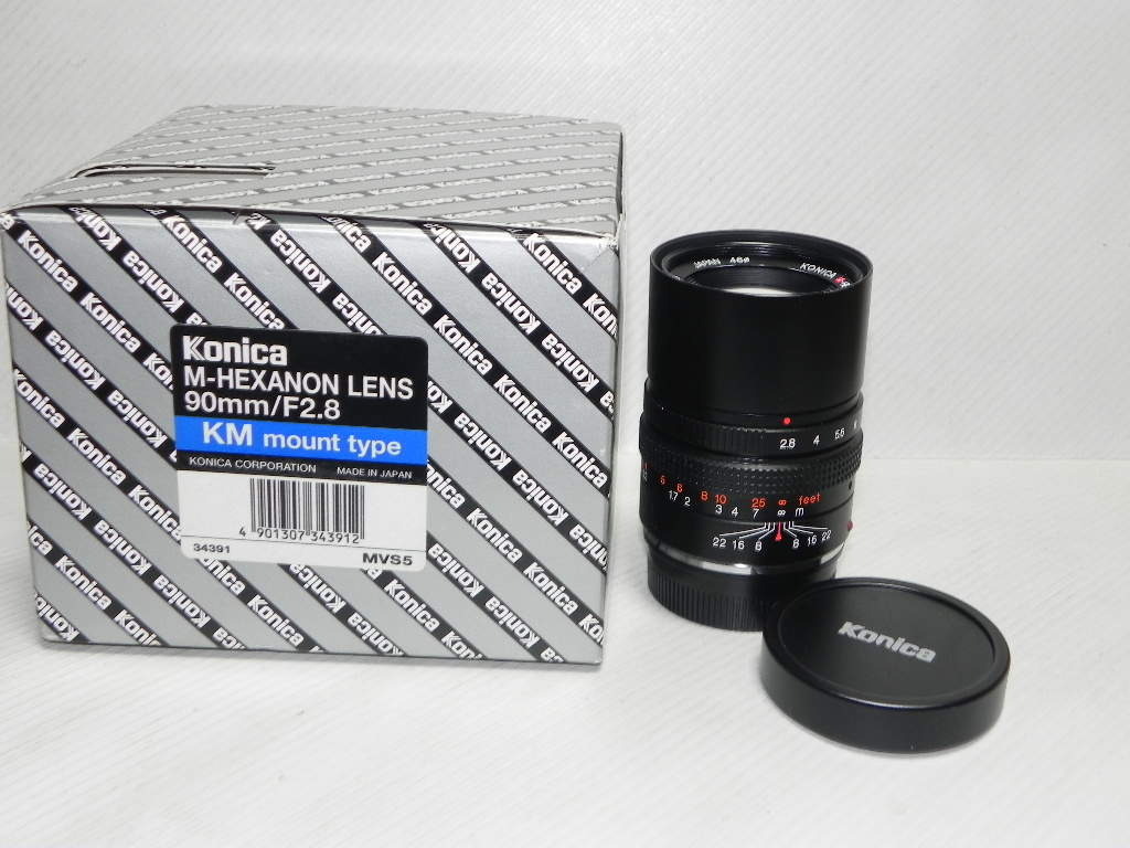 Konica M-HEXANON 90mm/f2.8 レンズ(中古良品)