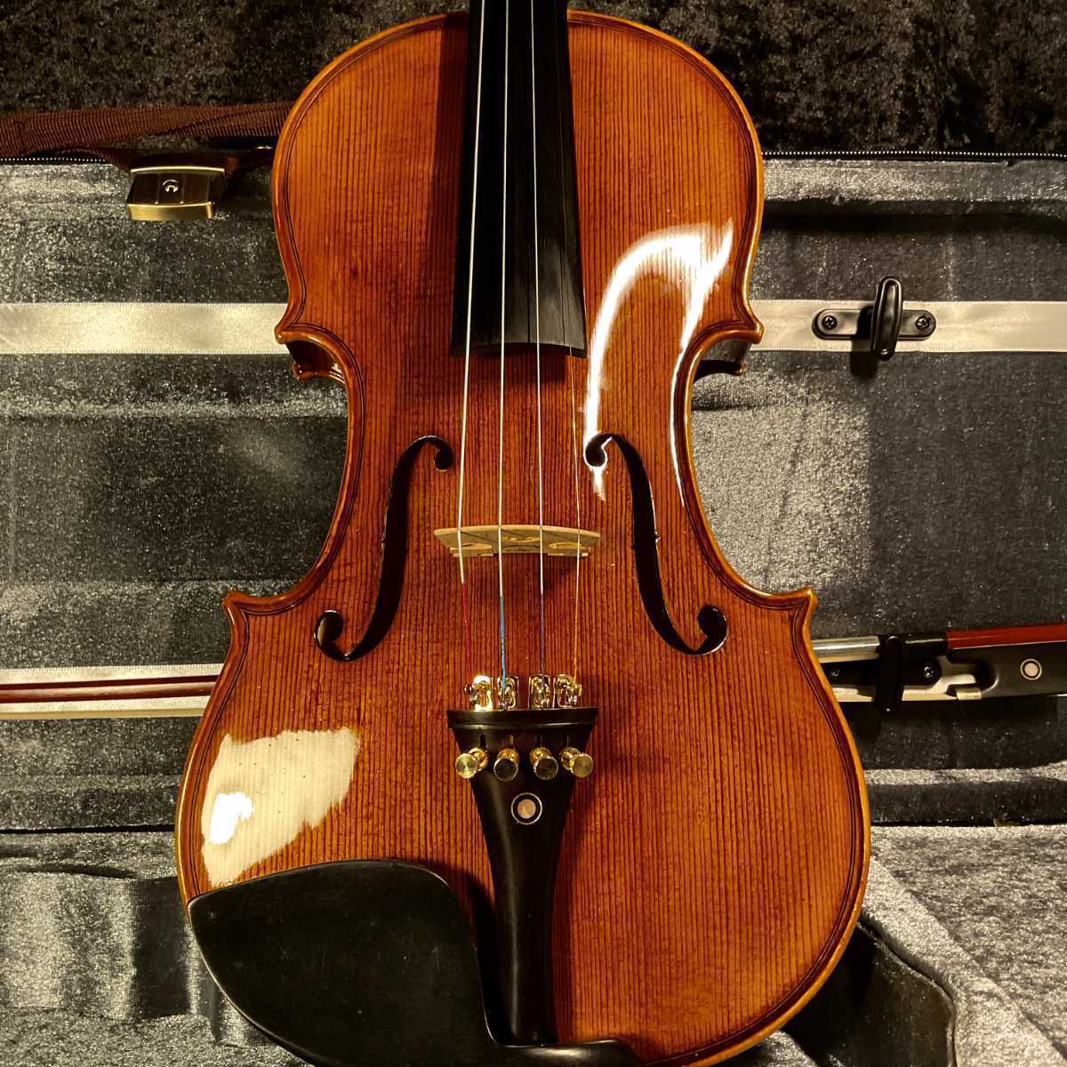 バイオリン Stradivarius1716モデル 4/4 フレイムメイプルバック
