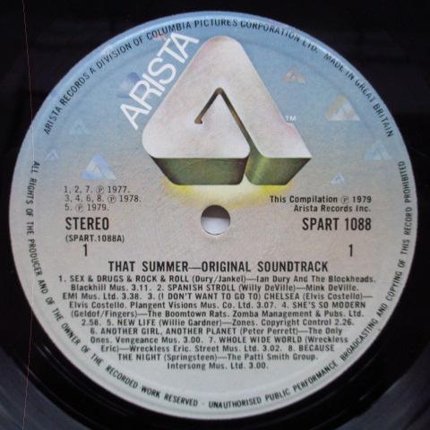 O.S.T.-That Summer (UK Orig.Black Vinyl LP/Stickered GS)の画像3
