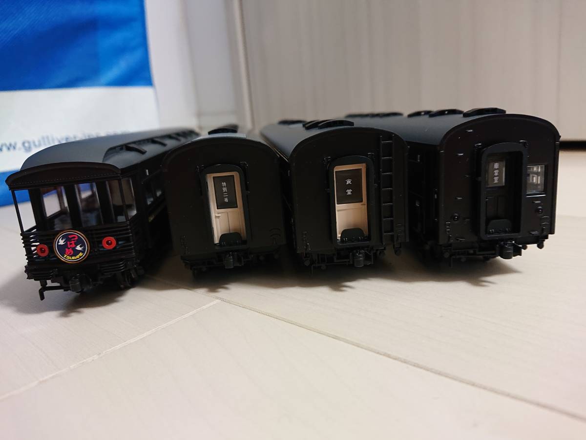 HOゲージ 天賞堂 特急つばめ ぶどう色1号 基本4両セット HOゲージ 天賞堂 特急つばめ ぶどう色1号 基本4両セット